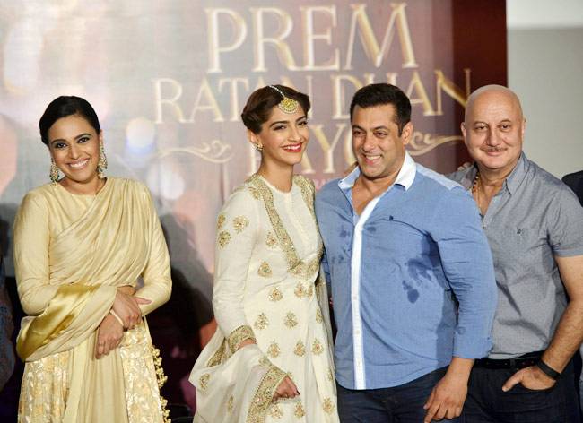'प्रेम रतन धन पायो' ट्रेलर लॉन्च पर दिखा सलमान का जलवा