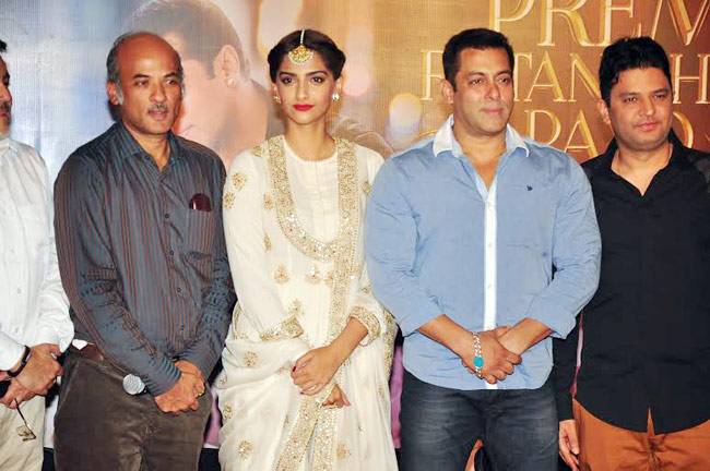 'प्रेम रतन धन पायो' के ट्रेलर लॉन्च पर सलमान, सोनम और स्टार कास्ट