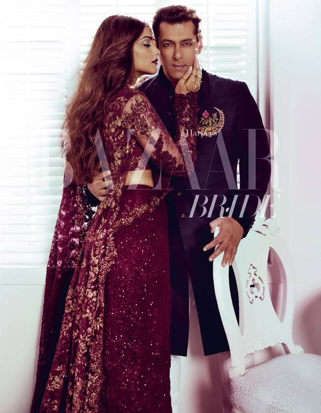 कवर पेज पर छाया सलमान और सोनम का फोटोशूट