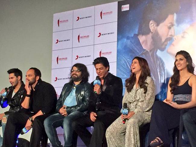 'दिलवाले' के गाना लॉन्च पर पहुंचे सितारे