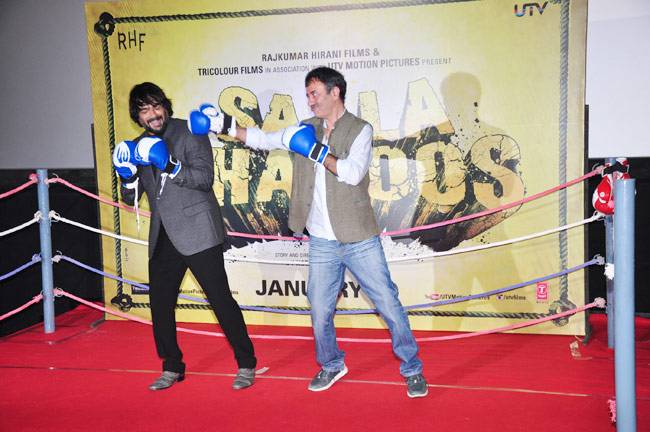 फिल्म 'साला खड़ूस' के ट्रेलर लॉन्च पर हुई बॉक्सिंग