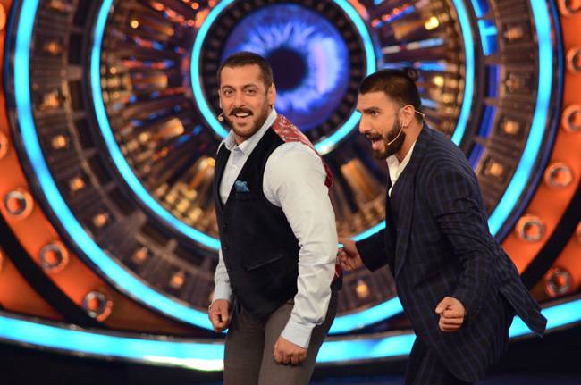 तस्वीरें: बिग बॉस के घर पहुंचे रणवीर सिंह