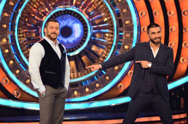 तस्वीरें: बिग बॉस के घर पहुंचे रणवीर सिंह