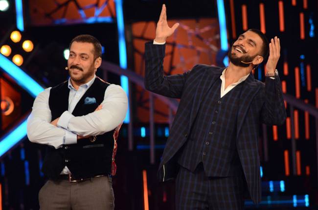 तस्वीरें: बिग बॉस के घर पहुंचे रणवीर सिंह