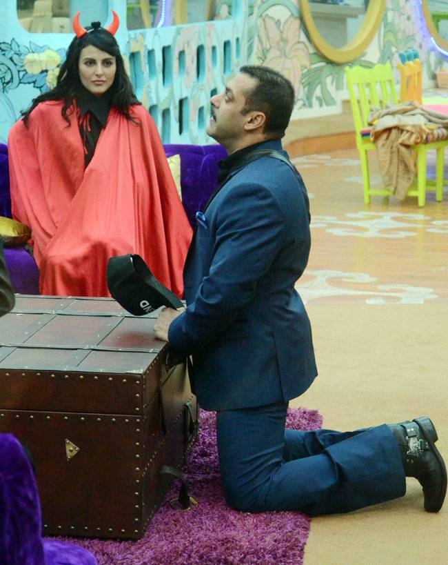 बिग बॉस के घर मनाया गया सलमान का 50वां बर्थडे...