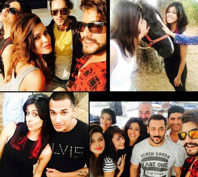 सलमान ने 'बिग बॉस' कंटेस्टेंट्स संग की फार्महाउस पर पार्टी