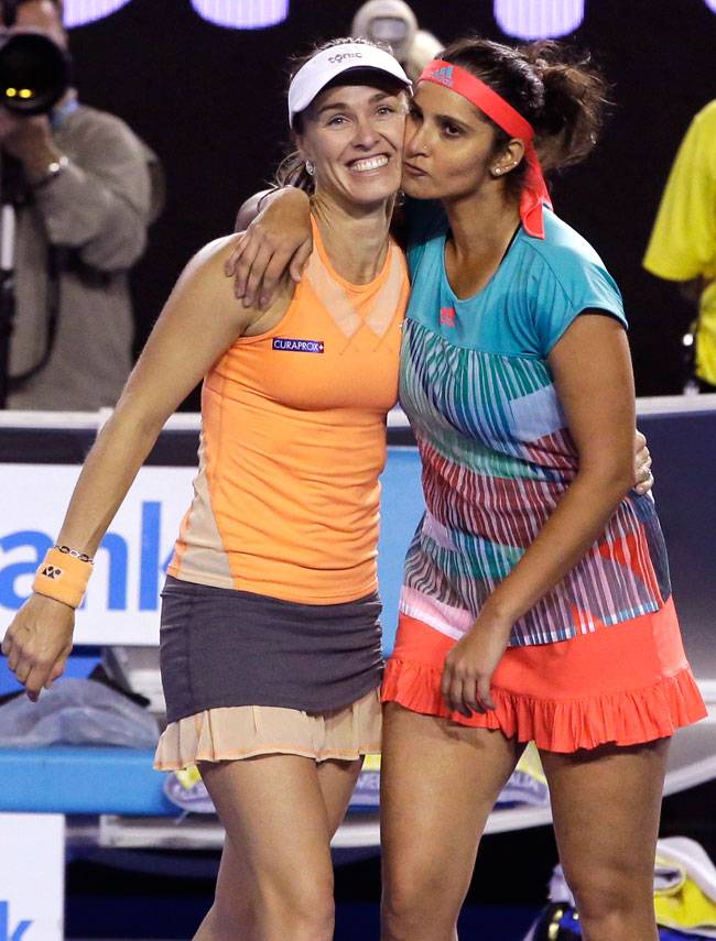 सानिया-हिंगिस ने ऑस्ट्रेलियन ओपन में भी लहराया जीत का परचम