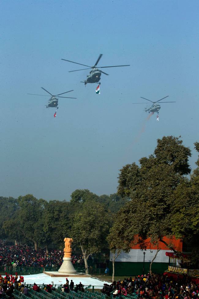 राजपथ पर हुई गणतंत्र दिवस परेड की फुल ड्रेस रिहर्सल