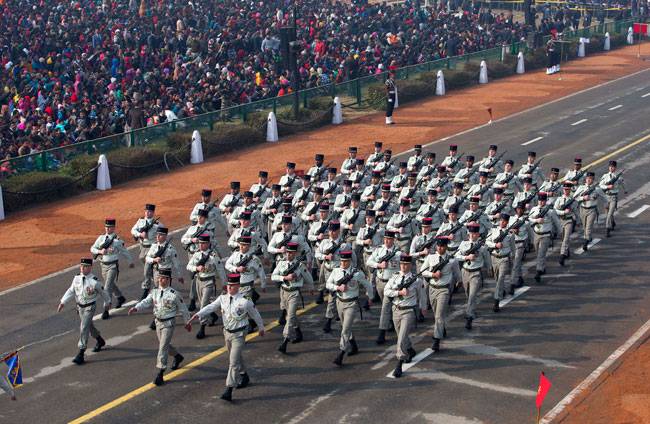 राजपथ पर हुई गणतंत्र दिवस परेड की फुल ड्रेस रिहर्सल