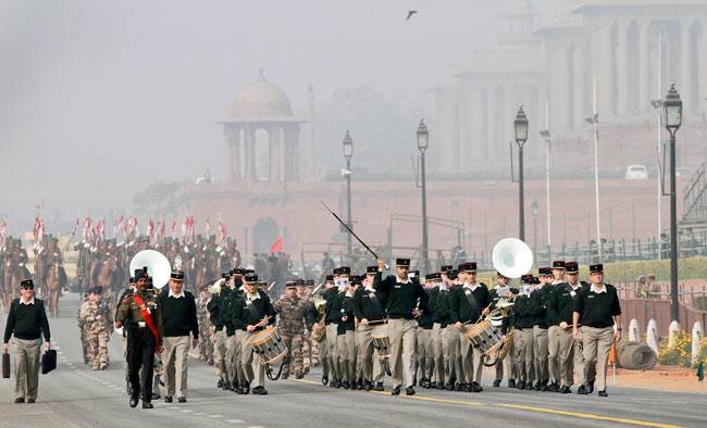 पहली बार फ्रेंच सैनिकों ने की गणतंत्र दिवस परेड की रिहर्सल