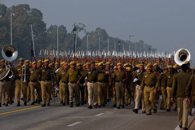 पहली बार फ्रेंच सैनिकों ने की गणतंत्र दिवस परेड की रिहर्सल