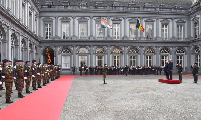 बेल्जियम में ऐसे हुआ पीएम मोदी का स्वागत, लगे मोदी-मोदी के नारे