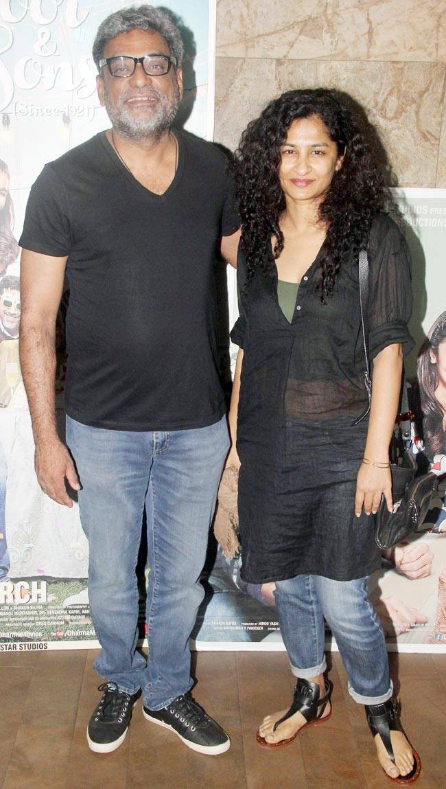 कपूर एंड संस: स्क्रीनिंग पर अपनी पत्नी के साथ पहुंचे फवाद खान