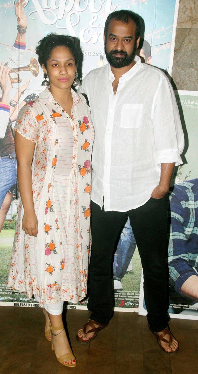 कपूर एंड संस: स्क्रीनिंग पर अपनी पत्नी के साथ पहुंचे फवाद खान