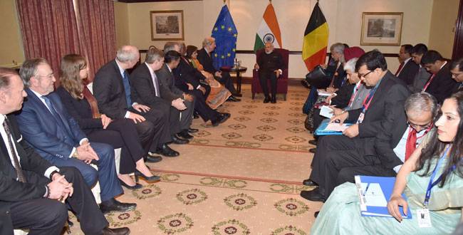 बेल्जियम में ऐसे हुआ पीएम मोदी का स्वागत, लगे मोदी-मोदी के नारे