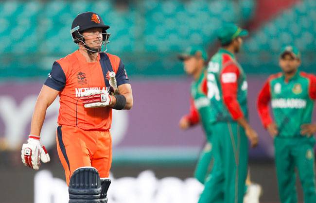 ICC World T20: बांग्लादेश ने नीदरलैंड्स को 8 रन से हराया