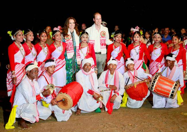 प्रिंस विलियम और केट ने काजीरंगा नेशनल पार्क में की जंगल सफारी