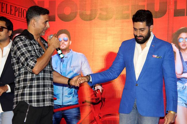 'हाउसफुल 3' के ट्रेलर लॉन्च पर सितारों ने की जमकर मस्ती