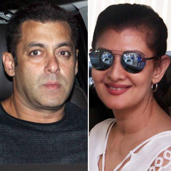 सलमान और उनकी एक्स गर्लफ्रेंड संगीता बिजलानी पहुंचे अर्पिता से मिलने