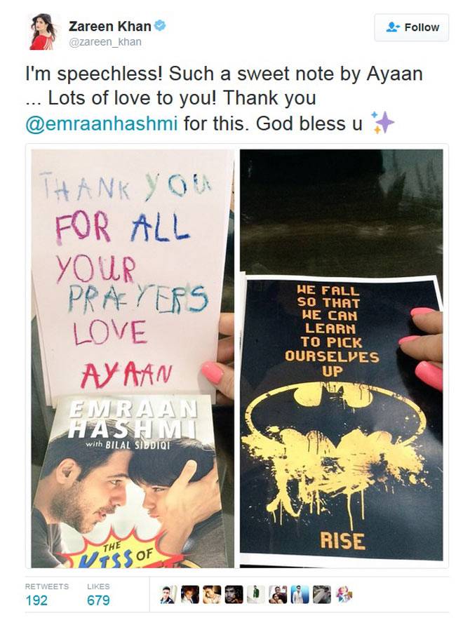 इमरान के लाडले ने Celebs को भेजा 'थैंक यू' मैसेज