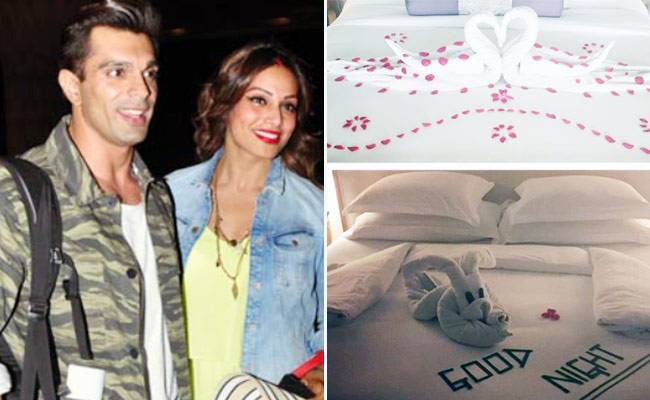 हनीमून पर गए बिपाशा-करण ने की अपने बेडरूम की तस्वीर शेयर