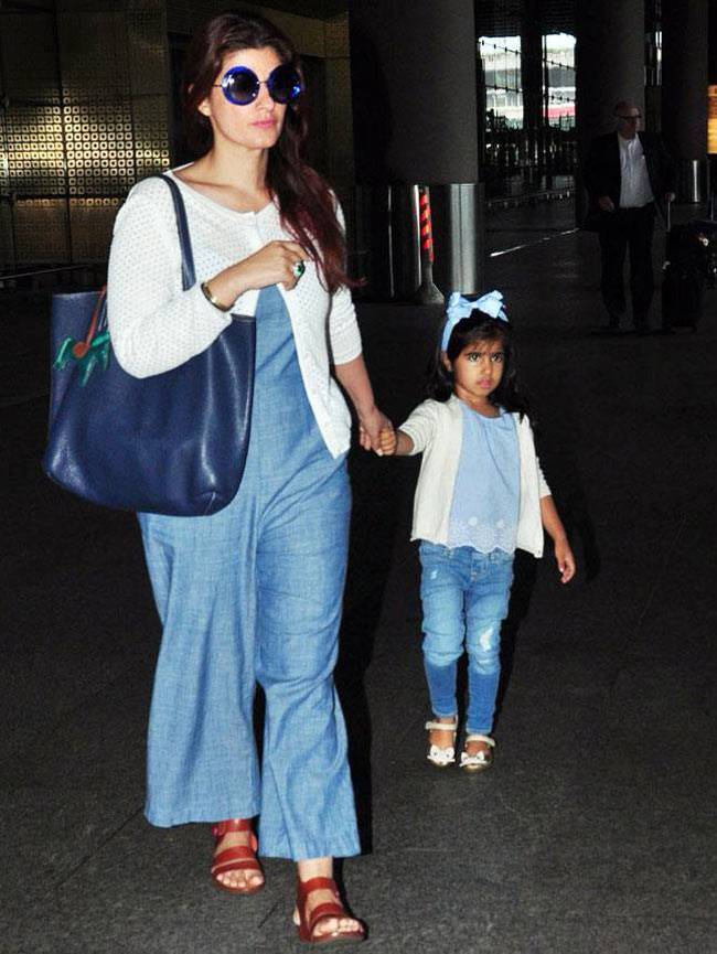 छुट्टियां मना कर बीवी, बेटी संग मुंबई लौटे अक्षय कुमार