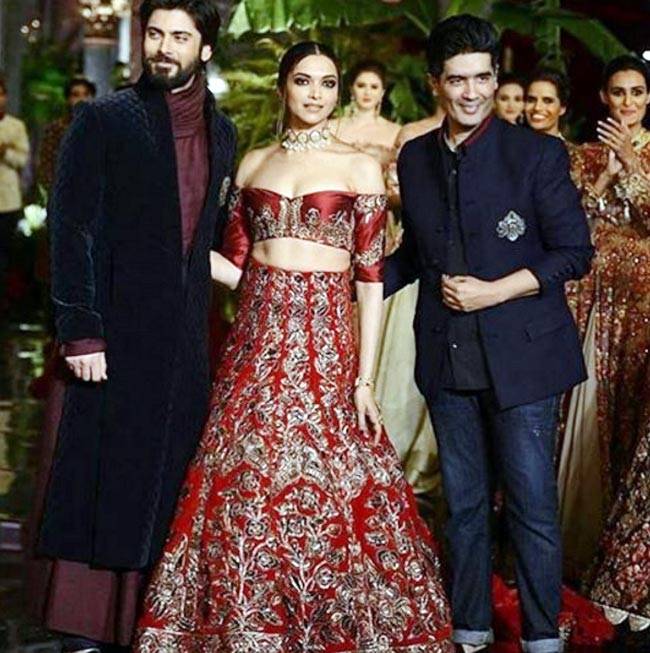 फवाद-दीपिका की जोड़ी ने रैंप पर बिखेरे जलवे...