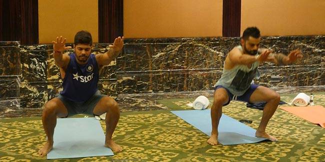 कुंबले के कमान संभालते ही टीम इंडिया की ट्रेनिंग में जुड़ा योग