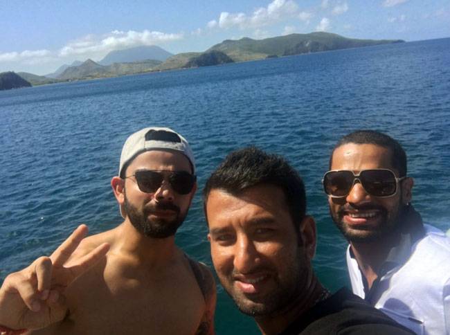 सिर्फ ट्रेनिंग और प्रैक्टिस ही नहीं, वेस्टइंडीज में जारी है टीम इंडिया की मटरगस्ती