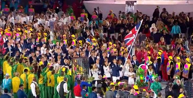 रियो ओलंपिक के उद्घाटन समारोह की झलकियां