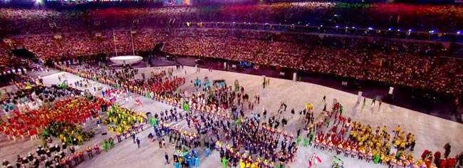 रियो ओलंपिक के उद्घाटन समारोह की झलकियां