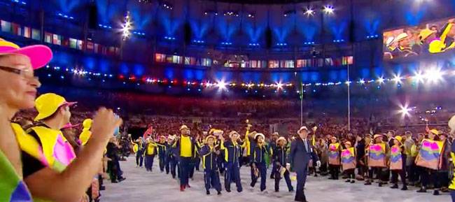 रियो ओलंपिक के उद्घाटन समारोह की झलकियां