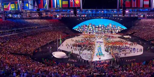 रियो ओलंपिक के उद्घाटन समारोह की झलकियां