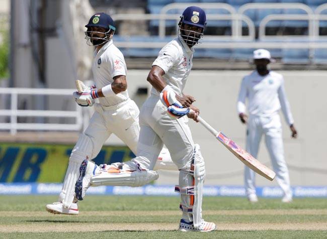 दूसरे टेस्ट में भी बजा टीम इंडिया का डंका, राहुल-रहाणे ने ठोके शतक