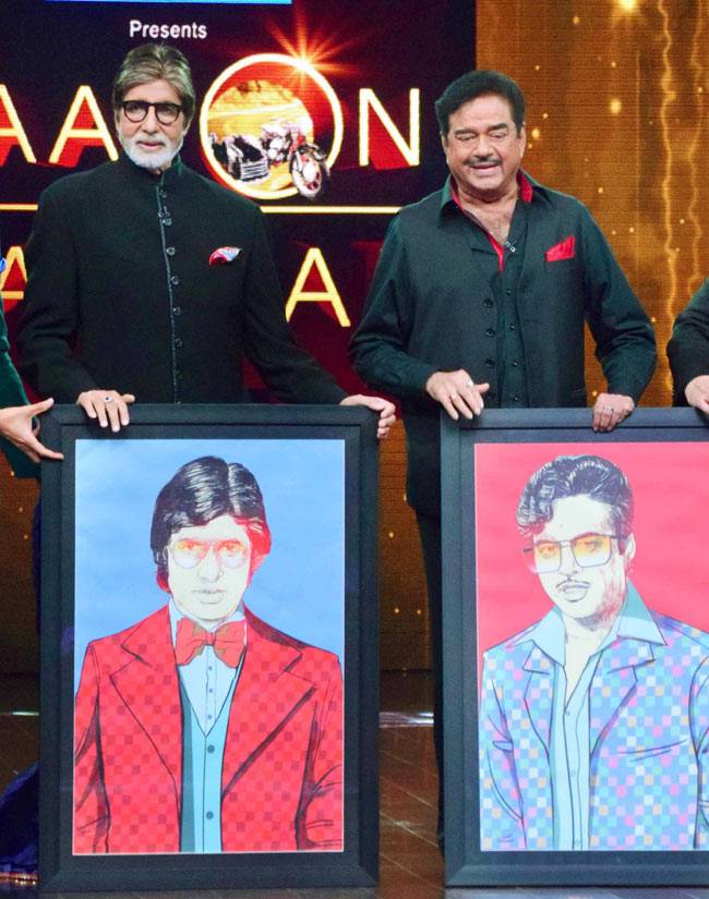 'यादों की बारात' में अमिताभ बच्चन और शत्रुघ्न सिन्हा पहुंचे...