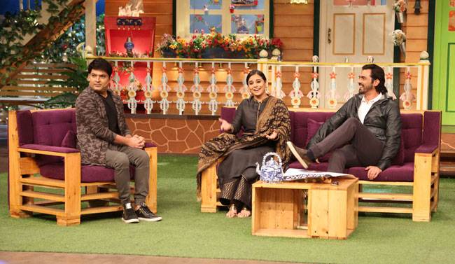 'द कपिल शर्मा शो' में पहुंचे अर्जुन रामपाल और विद्या बालन, देखें तस्वीरें