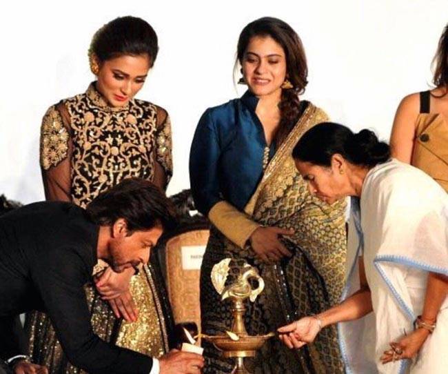 कोलकाता इंटरनेशनल फिल्म फेस्टिवल के लॉन्च पर अमिताभ बच्चन, शाहरुख और काजोल