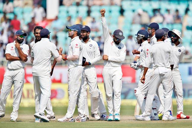 विराट कोहली के 50वें टेस्ट मैच में टीम इंडिया की जीत की झलकियां