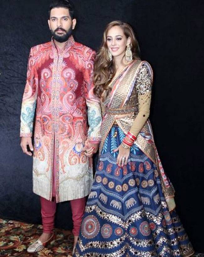 संगीत से रिसेप्शन तक ये हैं हेजल कीच के 7 स्पेशल लुक