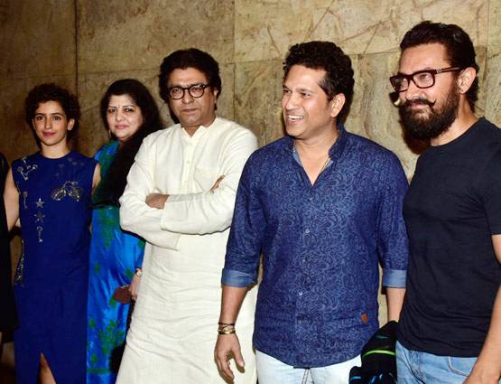 'दंगल' की स्क्रीनिंग में सचिन समेत पहुंचे ये सिलेब्स