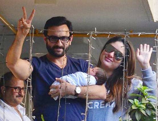 सैफ-करीना के साथ घर पहुंचा छोटा नवाब, देखें तस्वीरें