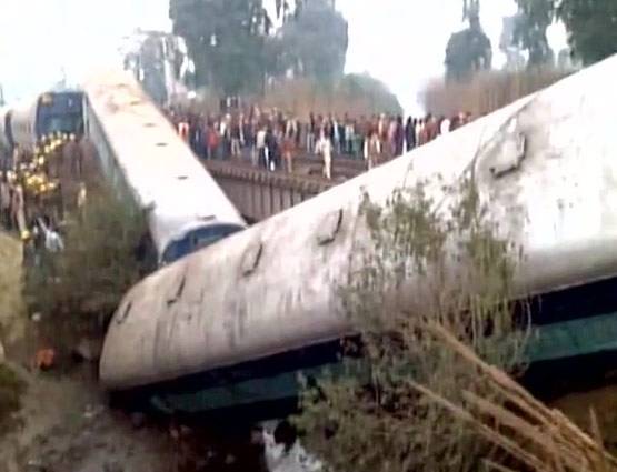 कानपुर में पटरी से उतरे ट्रेन के 15 डिब्बे