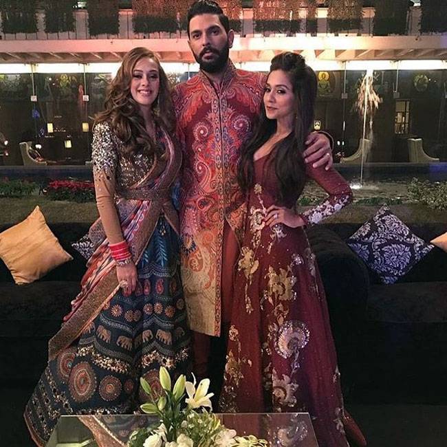 देखिए युवराज-हेजल के ग्रैंड रिसेप्‍शन की हर तस्‍वीर...