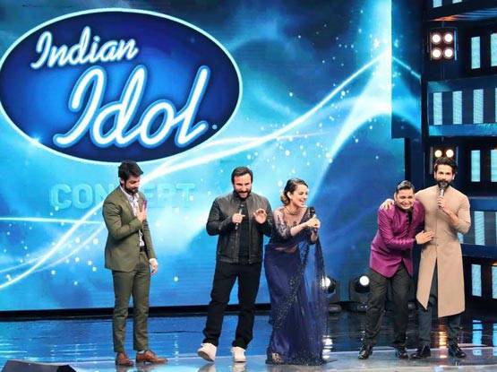 जब 'रंगून' की टीम ने 'इंडियन आइडल' के शो पर जमाया रंग