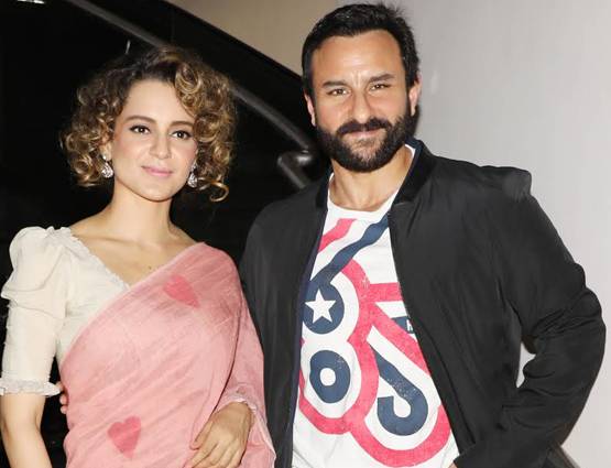 'रंगून' के प्रमोशन में ऐसे लुक मेें दिखीं कंगना