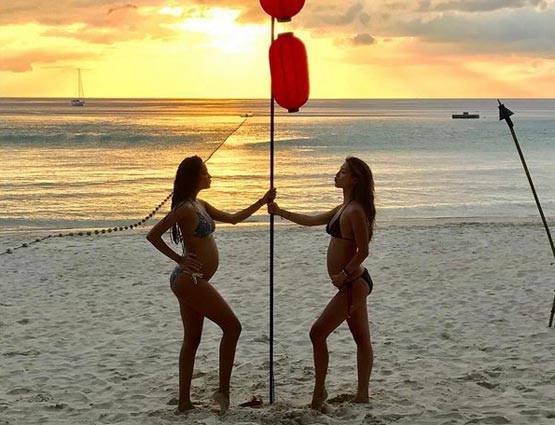 लीजा ऐसे कर रही हैं अपनी प्रेग्नेंसी इन्जॉय, शेयर की ये तस्वीर...