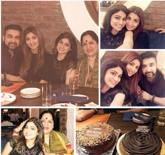 'शरारा गर्ल' शमिता शेट्टी ने फैमिली संग मनाया बर्थडे, देखें तस्वीरें