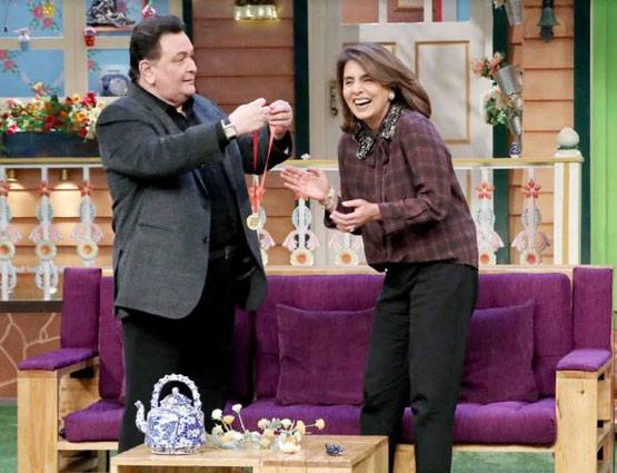 कपिल के शो पर ऋषि कपूर मिले 'नागिन' से