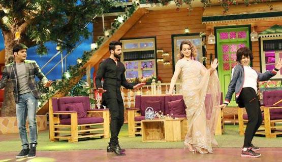 कपिल के शो पर कुछ ऐसे रंग भरे 'रंगून' की टीम ने...