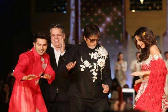 'दुल्हनिया' आलिया के साथ वरुण ने लिया अमिताभ का आशीर्वाद